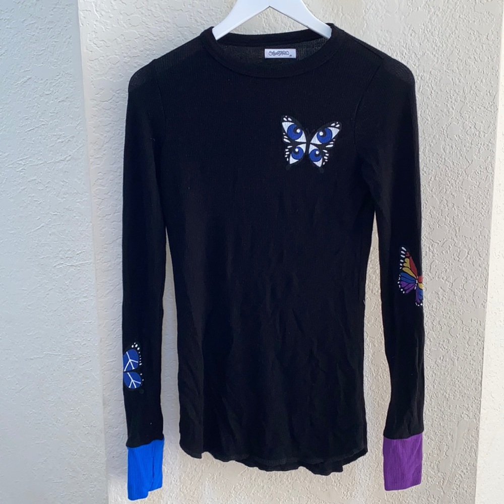 Lauren Moshi Bytterfly Mckinley Long Sleeve Fitted Thermal w Thumbholes
